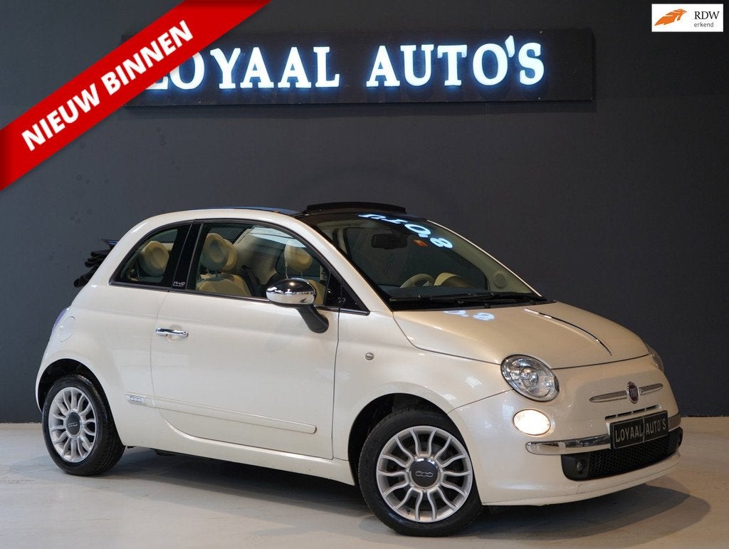 Fiat 500 C 0.9 TwinAir Lounge | AUTOMAAT | AIRCO | ELEK.RAME, Euro 5, 86 pk, Gebruikt, 31 €/maand