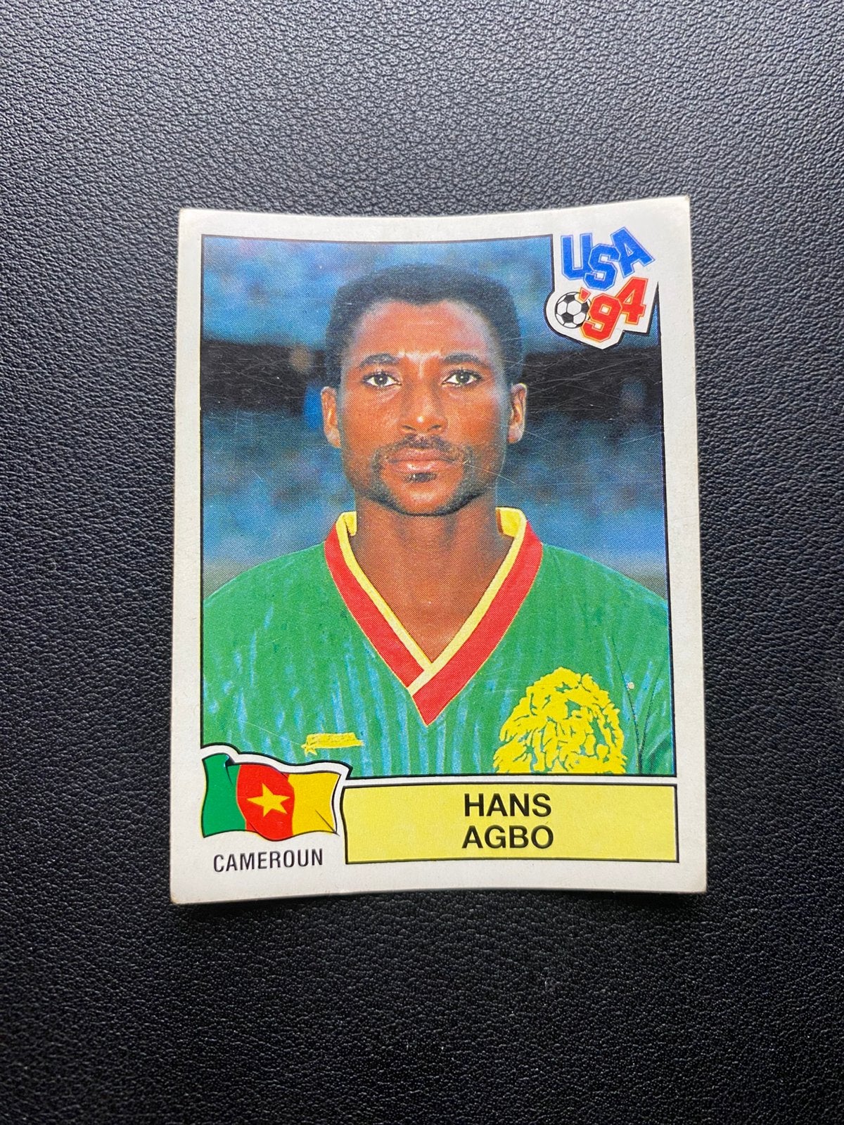 Hans Agbo - Kameroen - Panini WK 1994, Verzamelen, Sportartikelen en Voetbal, Ophalen of Verzenden, Zo goed als nieuw, Buitenlandse clubs