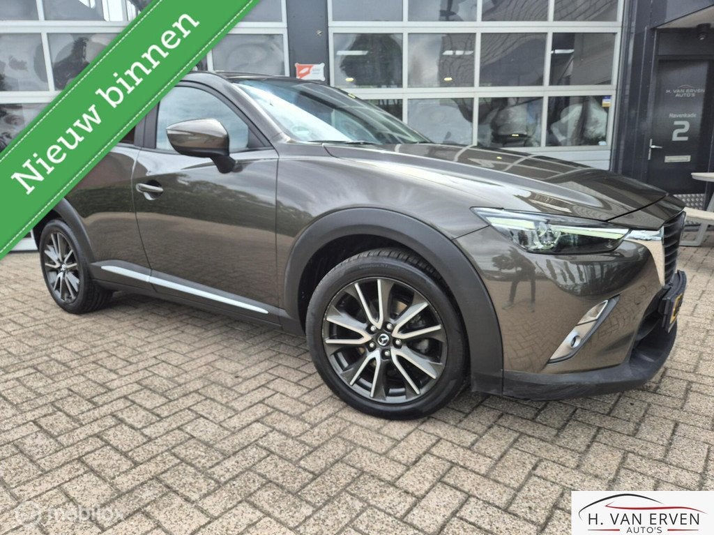 Mazda CX-3 2.0 SkyActiv-G GT-M LEDER CAMERA ADAPTIVE CRUISE, Auto's, 1998 cc, 625 kg, Euro 6, 4 cilinders