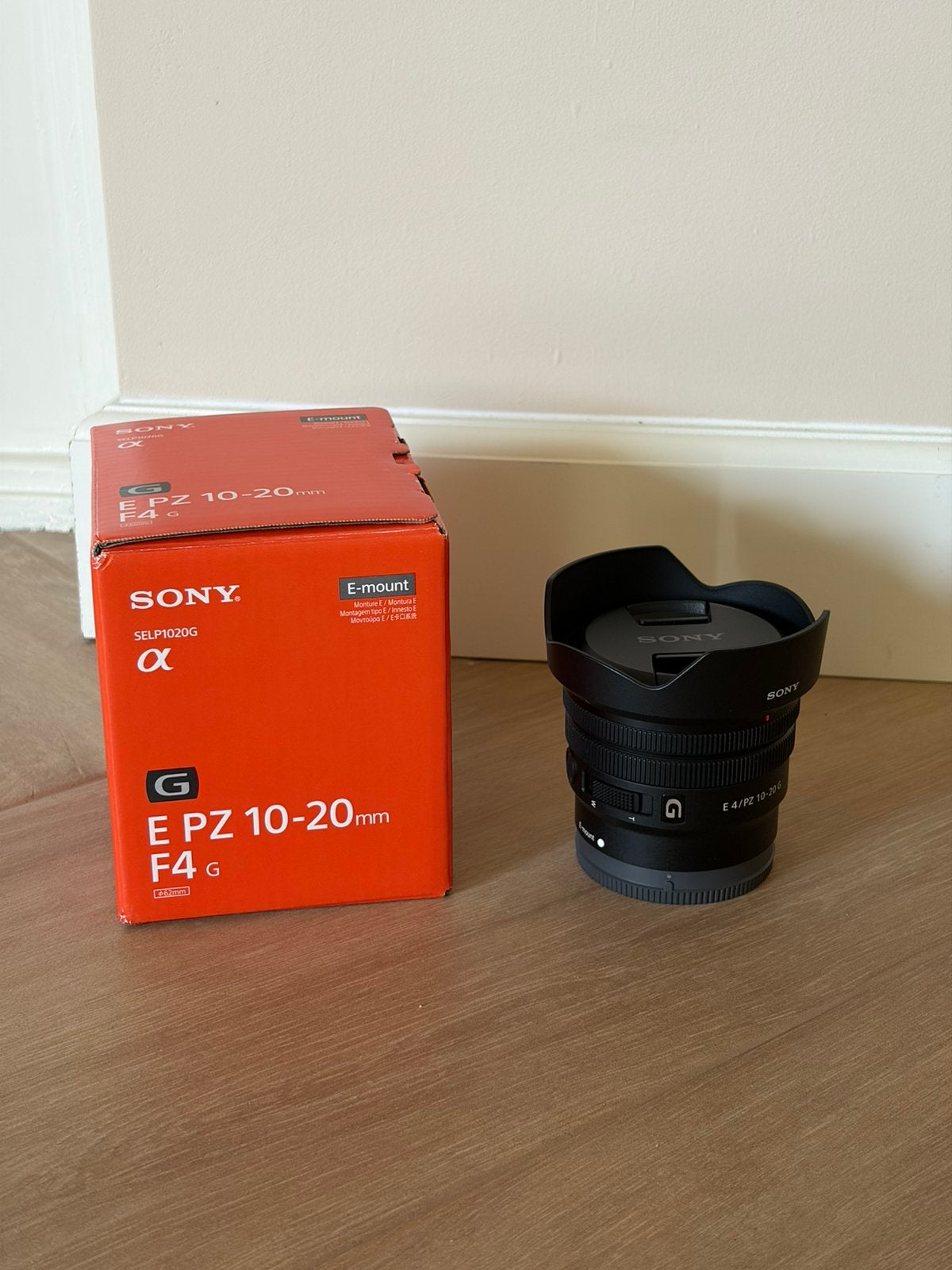 Sony E PZ 10-20mm F4 lens, Ophalen, Sony E-mount, Sony, Handmatige focus