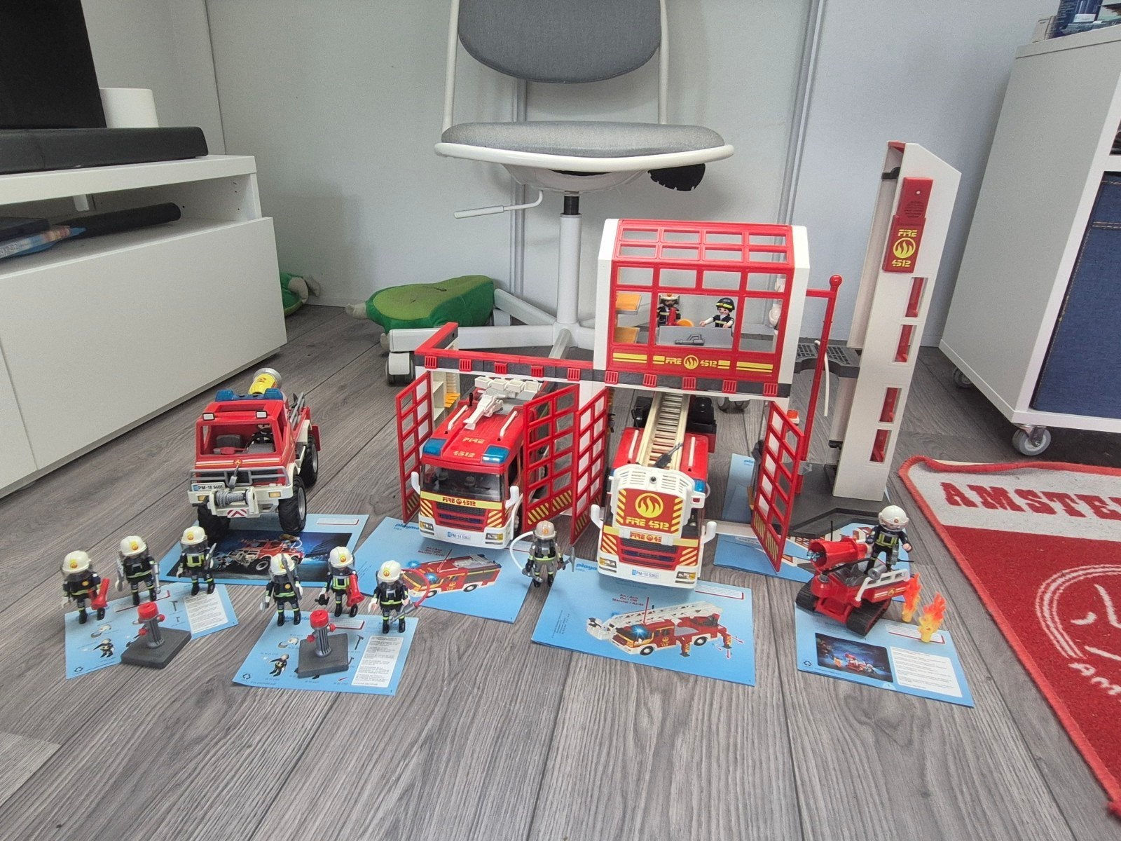 Grote brandweer, verschillende sets bij elkaar, Kinderen en Baby's, Speelgoed | Playmobil, Ophalen of Verzenden, Zo goed als nieuw