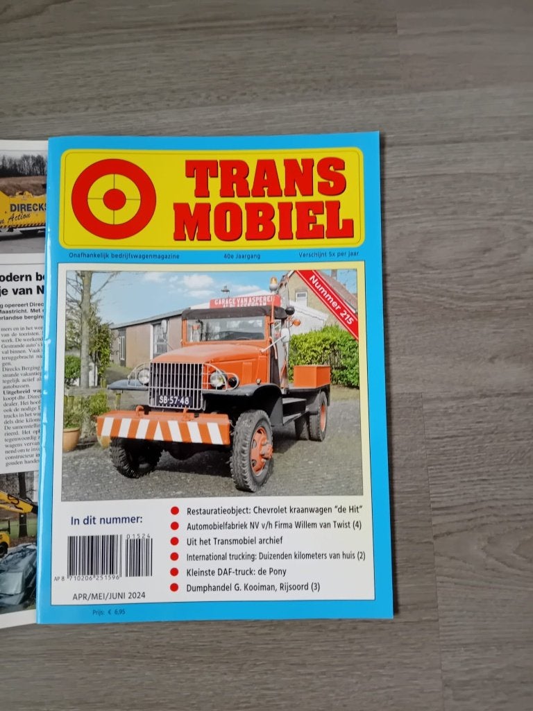 Transmobiel, Boeken, Ophalen, Zo goed als nieuw, Onbekend, Vrachtwagen