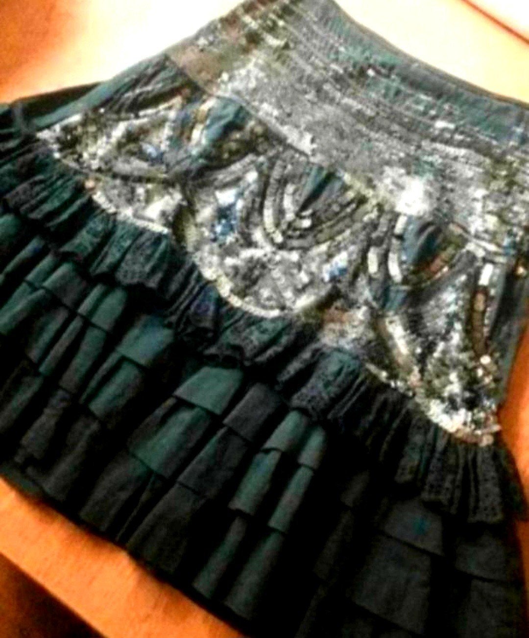 SNOB Italiaanse ibiza rok S pailletten Ehv/geldrop, Kleding | Dames, Maat 38/40 (M), Zwart, Ophalen of Verzenden, Zo goed als nieuw