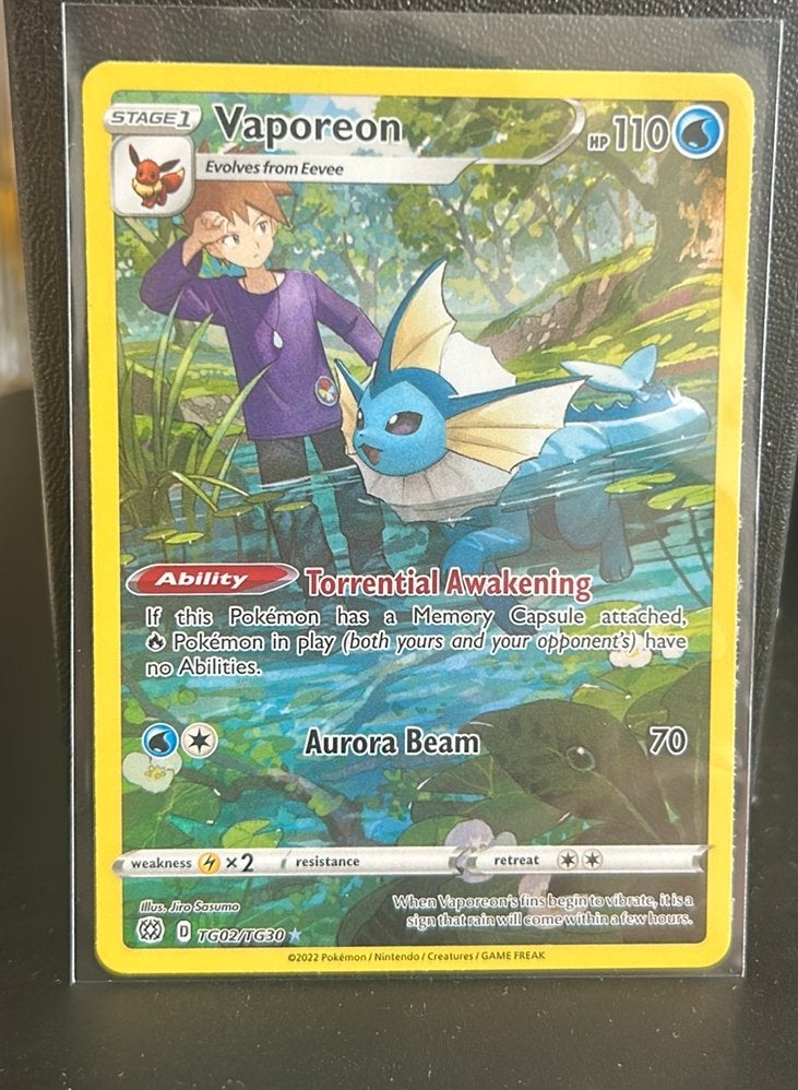 Vaporeon tg02/tg30, Ophalen of Verzenden, Zo goed als nieuw