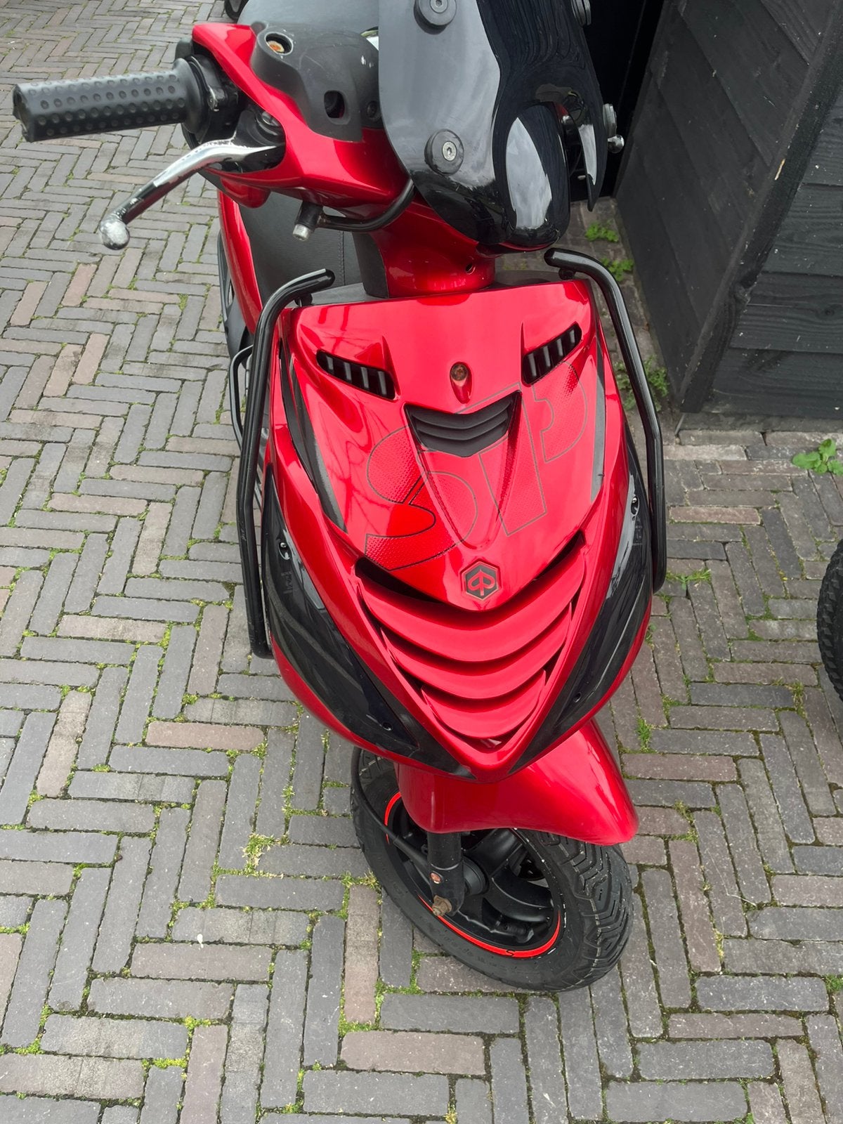 Piaggo zip - candy red - 2014, Ophalen, Gebruikt, Maximaal 45 km/u, Zip