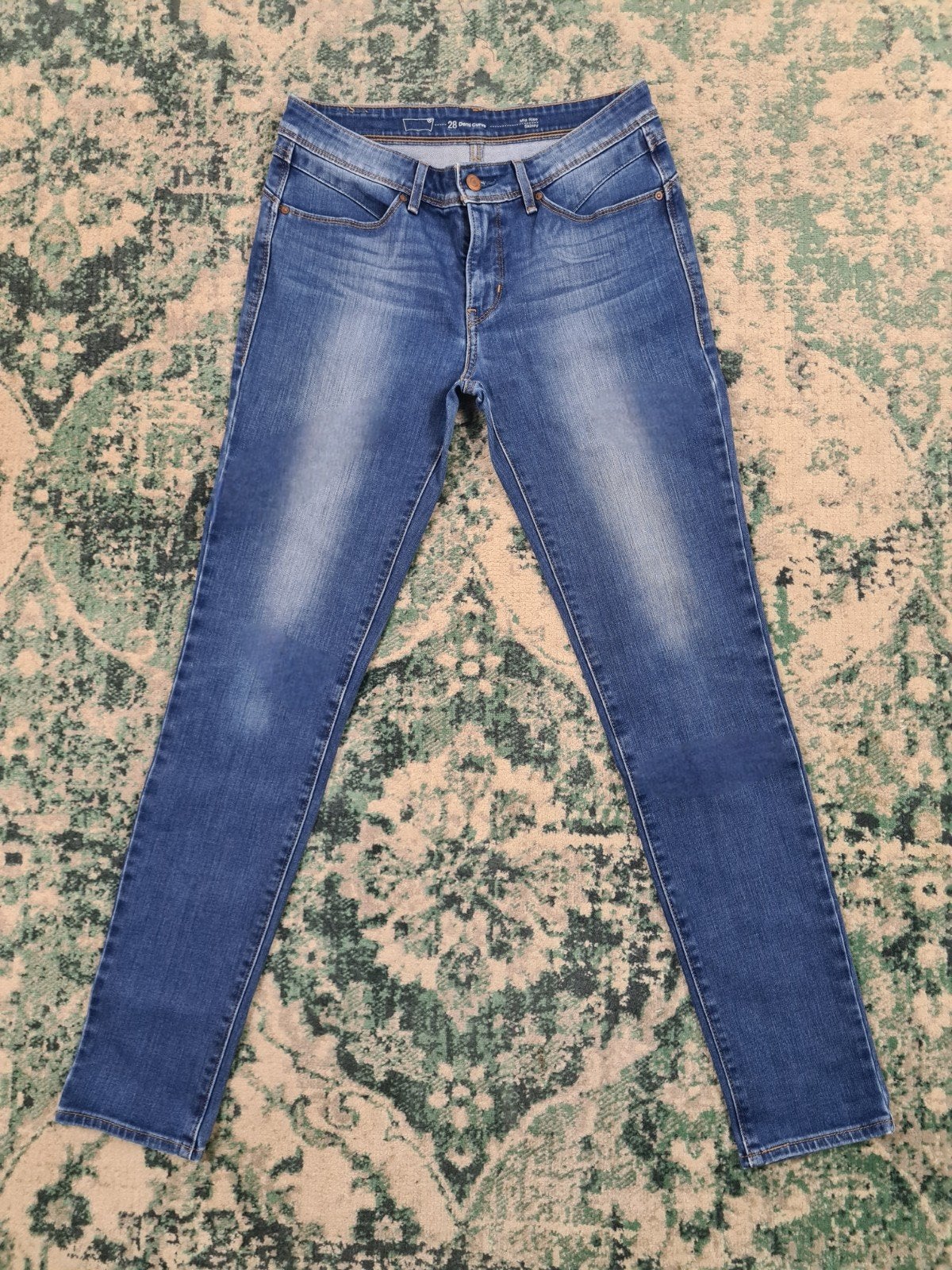 Levi's denim curve Mid-rise skinny W28 L32 Dames Tulsi2832, Blauw, Ophalen of Verzenden, W28 - W29 (confectie 36), Gedragen