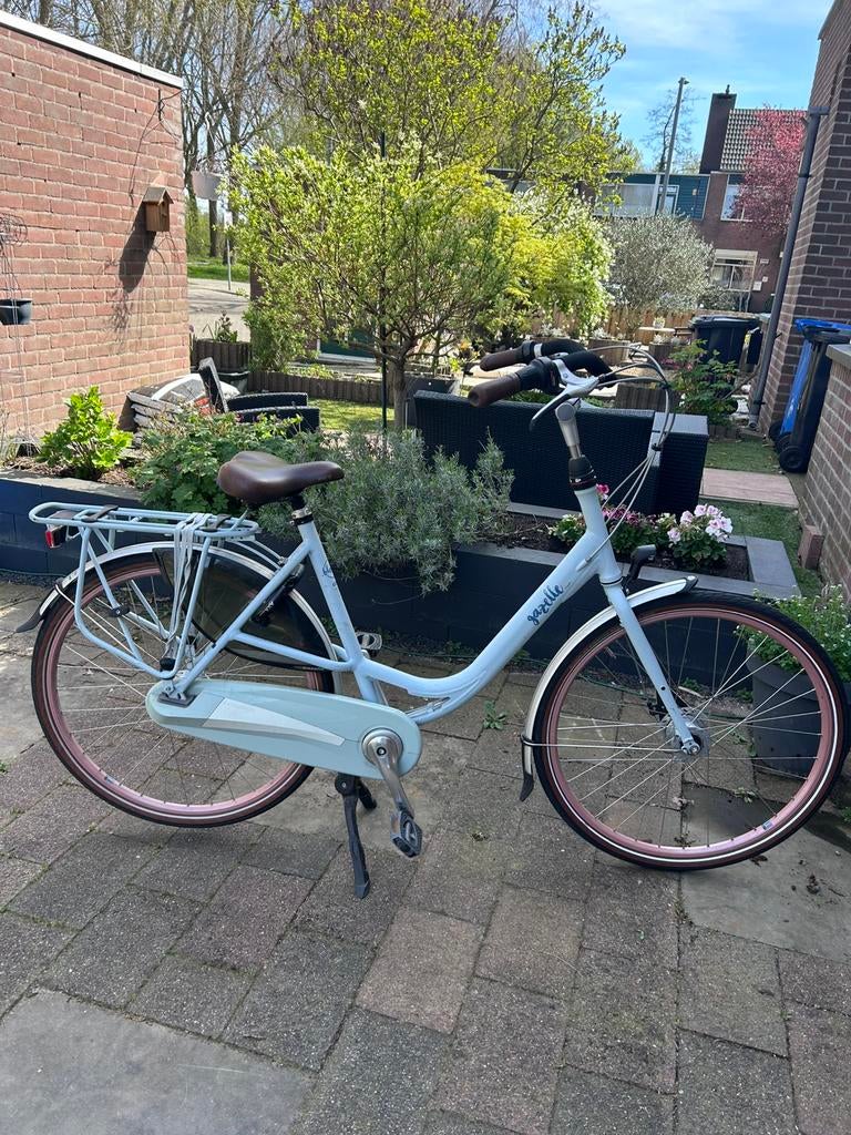 Gazelle Bloom moederfiets, Fietsen en Brommers, Fietsen | Dames | Moederfietsen, Ophalen, Gebruikt, Dubbele standaard, 0 zitjes