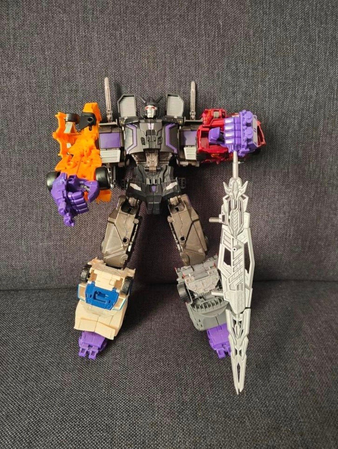 Transformers Unite Warriors Decepticon Stunticons Menasor, Verzamelen, Transformers, Overige generaties, Verzenden, Zo goed als nieuw