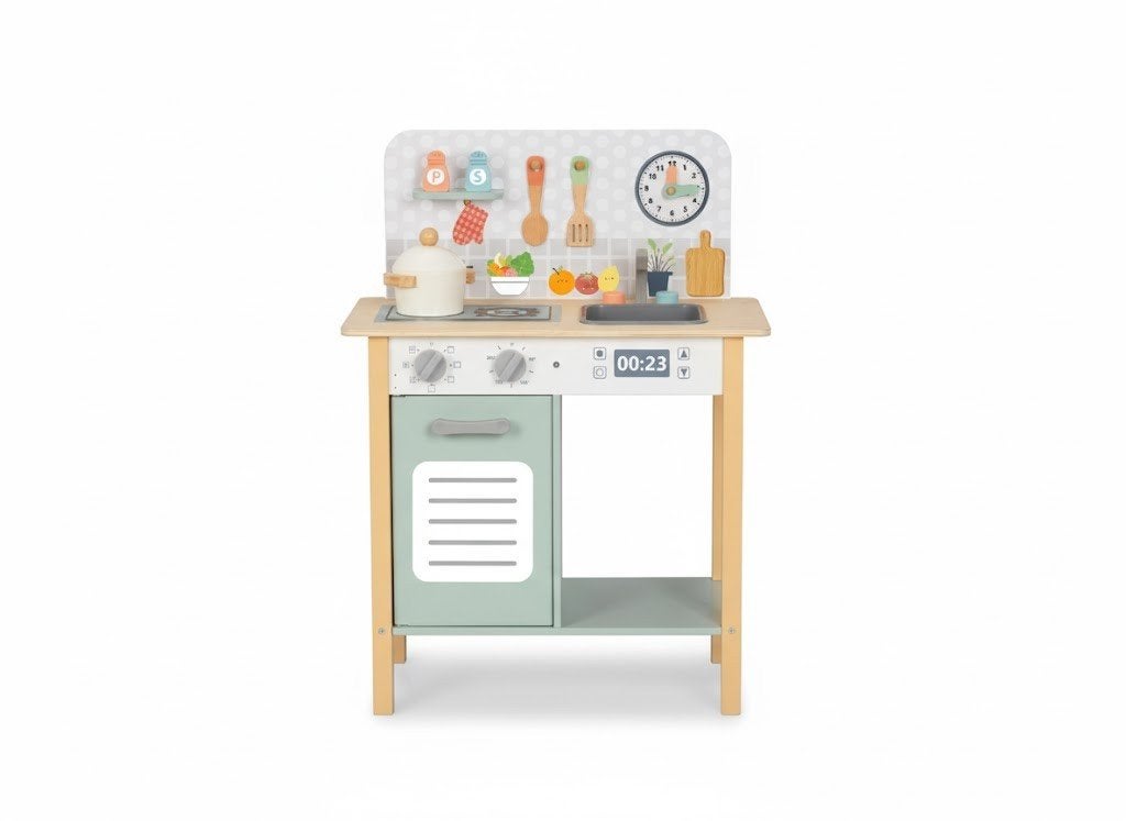 Houten Speelkeuken Mintgroen, Ophalen of Verzenden, Nieuw, Hout, Speelkeuken