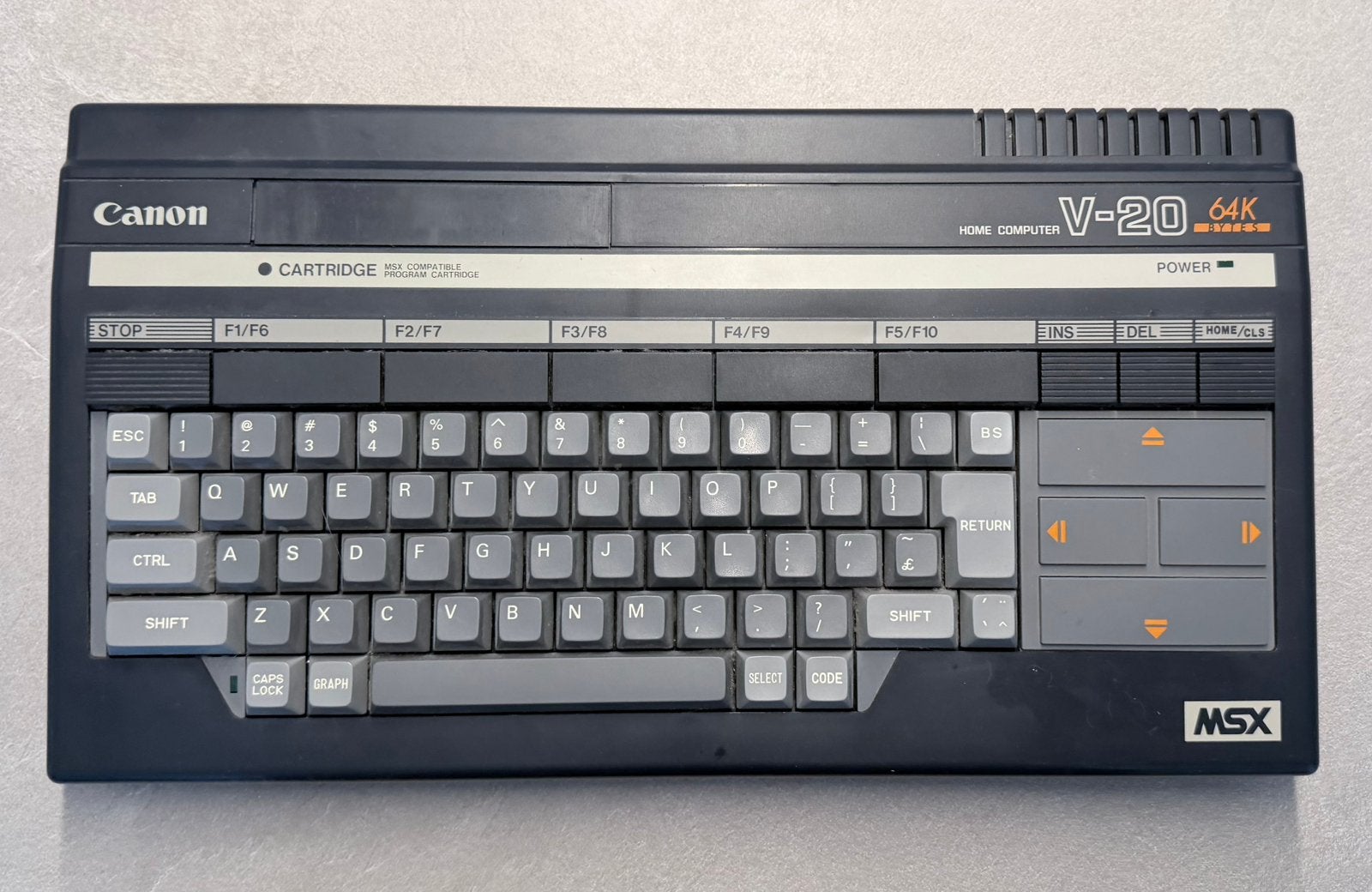 Canon v20 MSX homecomputer, Ophalen