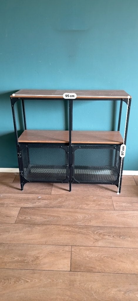 Kast industrieel, Ophalen, 100 tot 150 cm, Zo goed als nieuw, Minder dan 100 cm