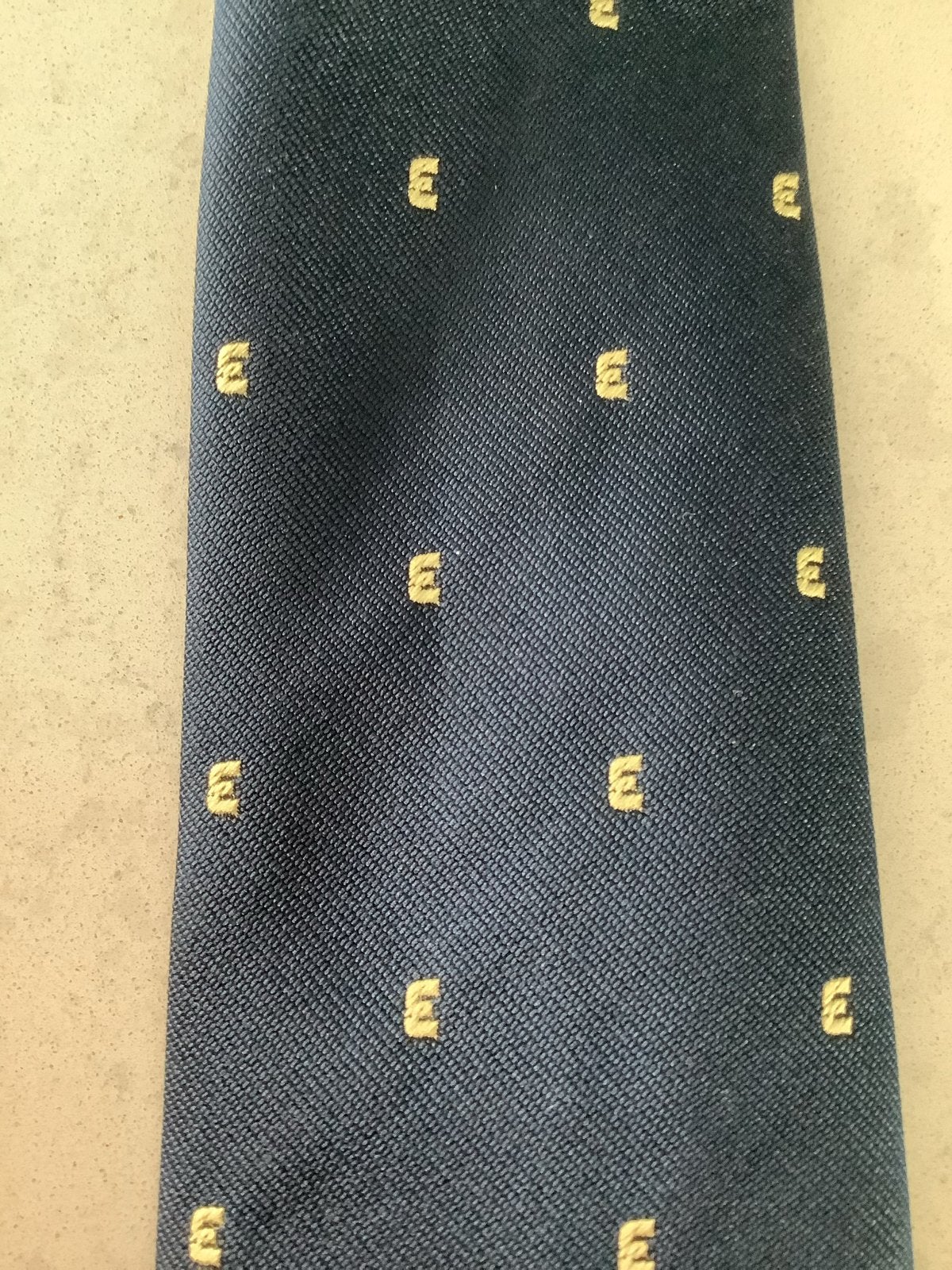 Collectors item: Eudokia ziekenhuis stropdas (1889-1991), Ophalen of Verzenden, Nieuw, Blauw, Met patroon