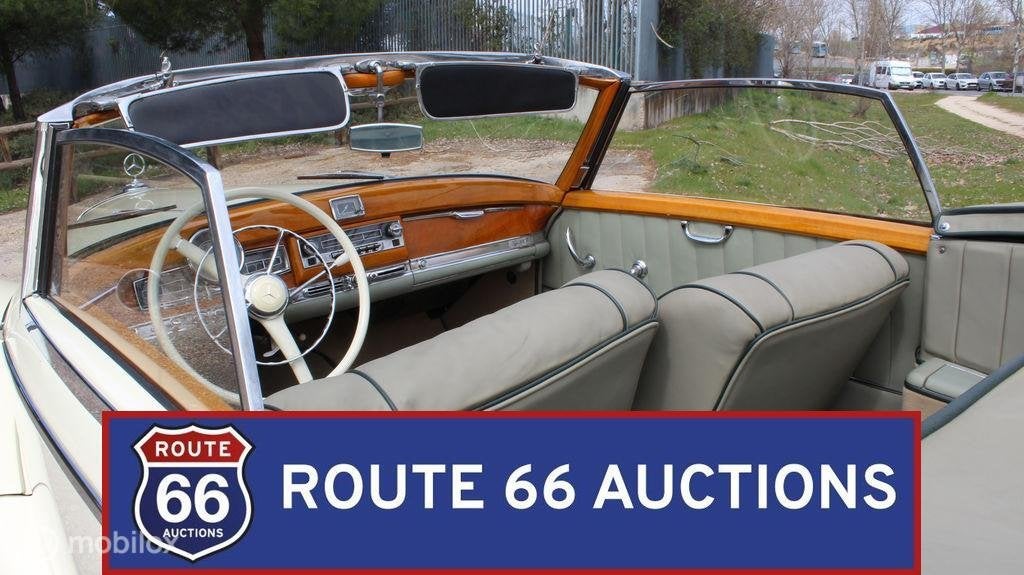 Mercedes-Benz 300 S | 1952 | Route 66 Auctions, Auto's, Overige carrosserieën, Zwart, Mercedes-Benz, Bedrijf