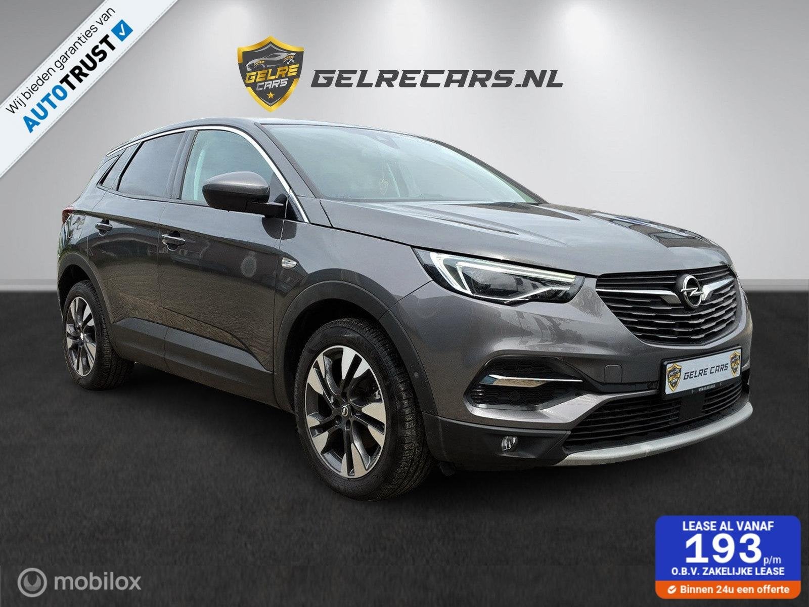 Opel Grandland X 1.2 Turbo Innovation TOPSTAAT!, Voorwielaandrijving, Gebruikt, Zwart, 1199 cc