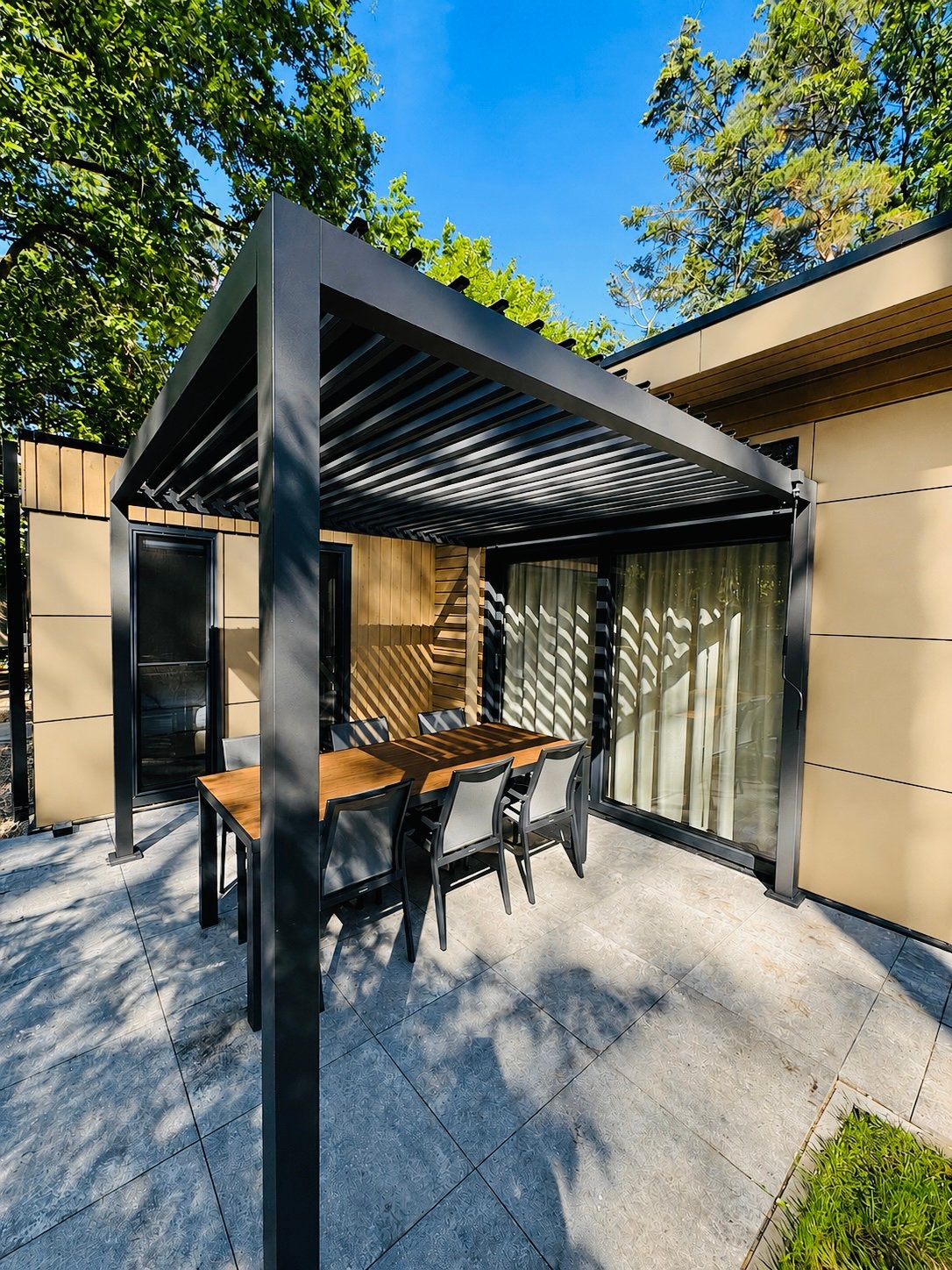 Nieuwe Pergola's 300x300 met lamellendak – Inclusief montage, Ophalen, Nieuw, Veranda