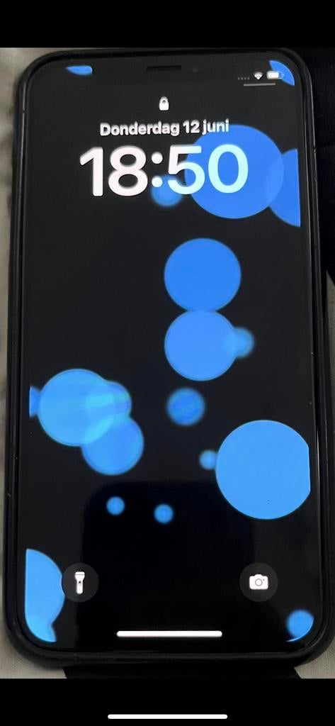 iPhone X met barst in achterscherm, verder topstaat, Telecommunicatie, Mobiele telefoons | Apple iPhone, Ophalen of Verzenden