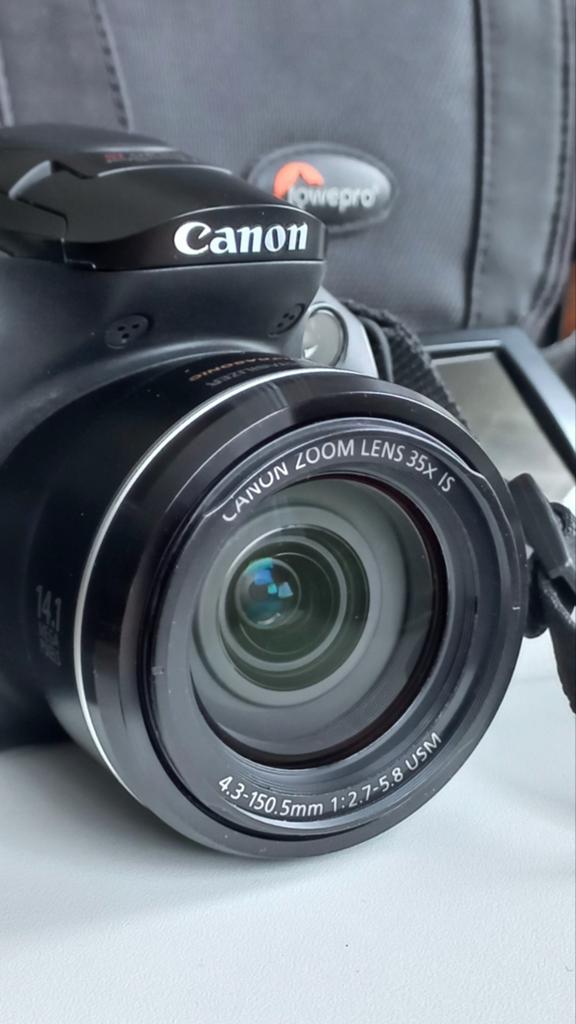 Canon PowerShot SX30 IS plus 2 canon Accu’s en Tas, Ophalen of Verzenden