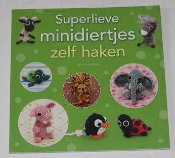 Superlieve minidiertjes haken - Manja Hansen, Ophalen of Verzenden, Zo goed als nieuw, Breien en Haken