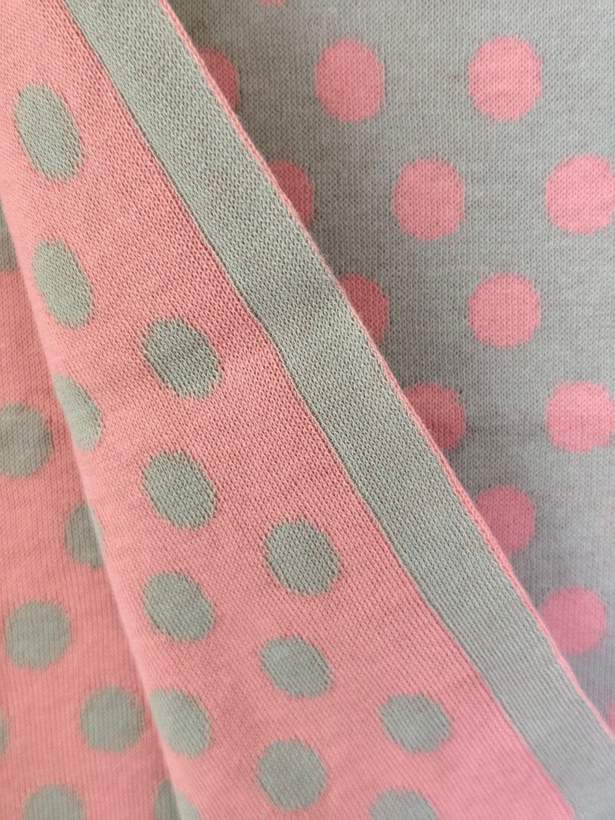 Silk Route Teresa Grey Peach katoenen sjaal, 33x188 cm, Nieuw, Ophalen of Verzenden, Sjaal, Maat 42/44 (L)