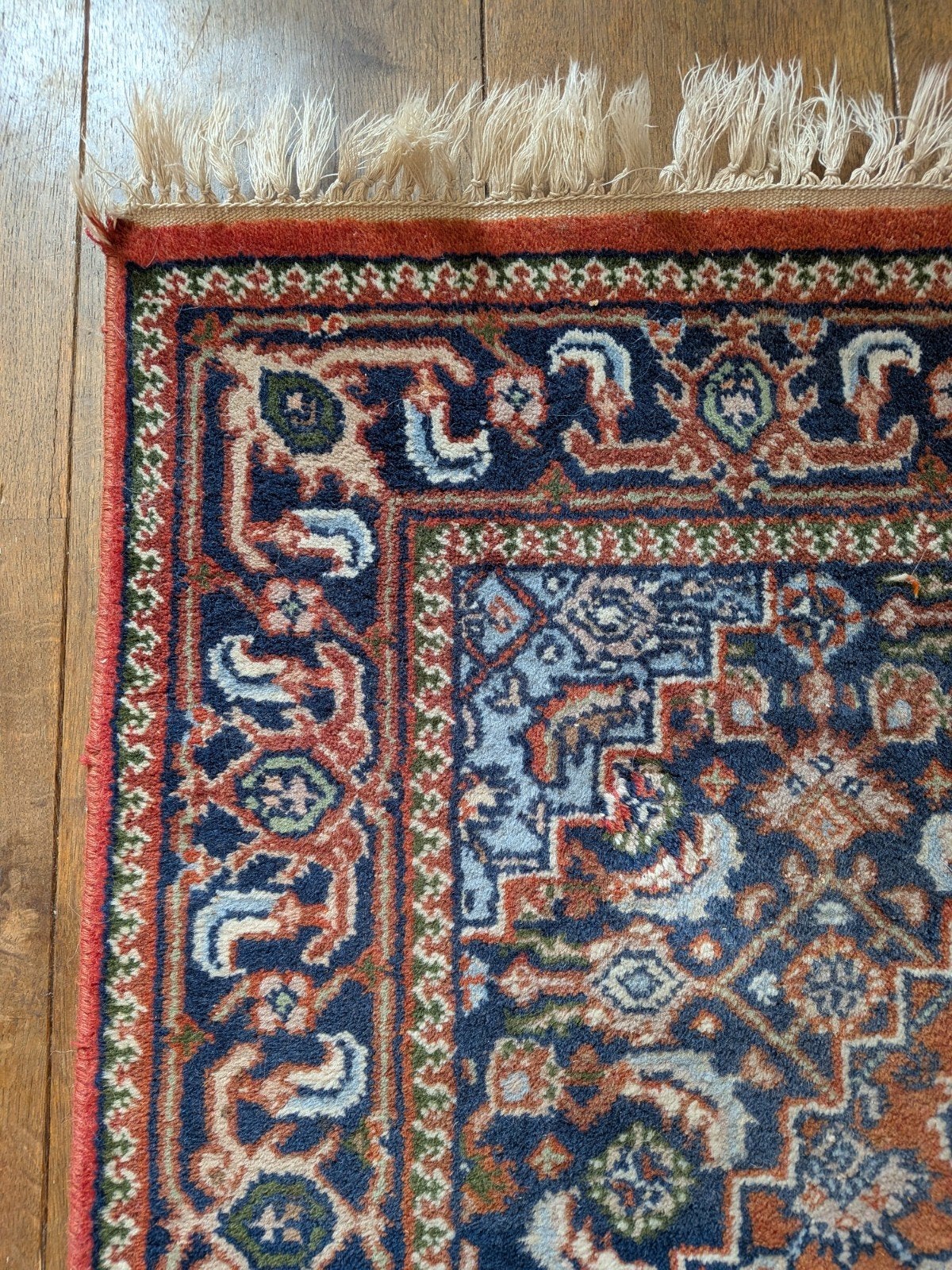Origineel Perzisch Bidjar Vloerkleed 156 x 93 Handgeknoopt., Ophalen, Gebruikt, Rechthoekig, 50 tot 100 cm