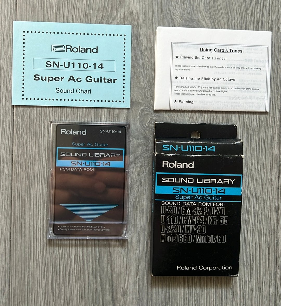 Roland SN-U110-14 Rom, Muziek en Instrumenten, Synthesizers, Ophalen of Verzenden, Zo goed als nieuw, Overige aantallen, Roland