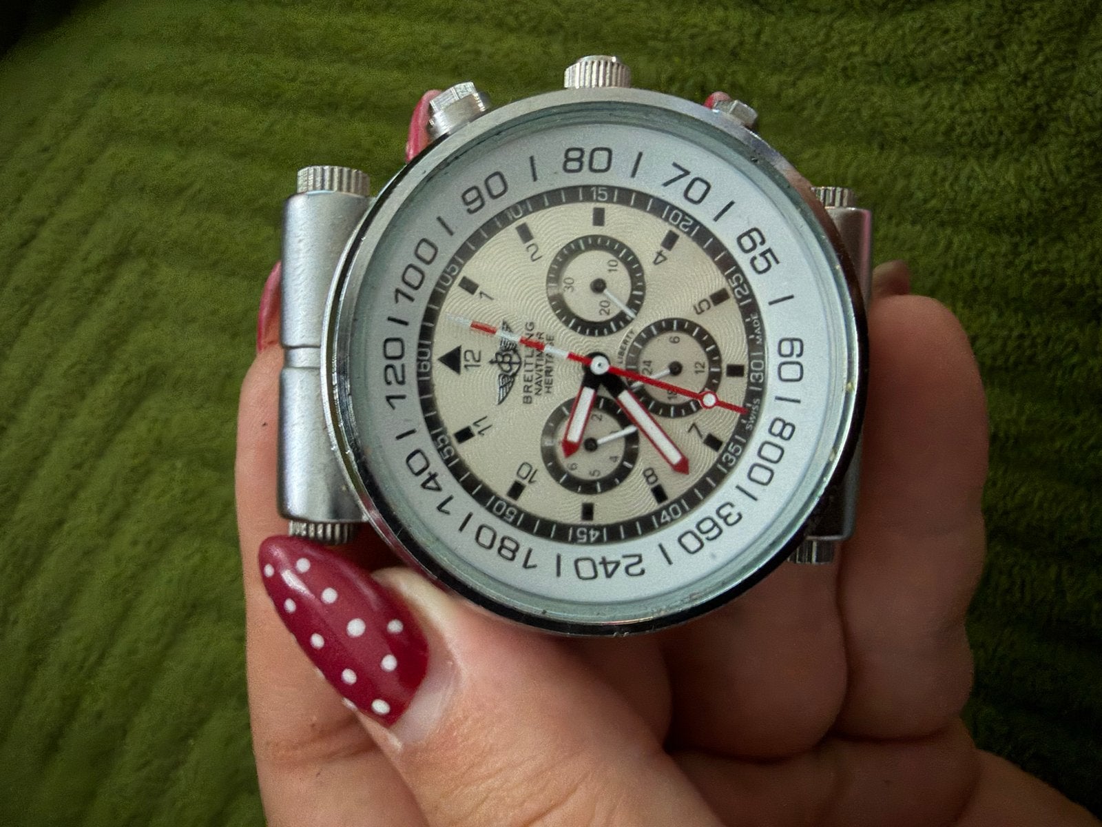 Breitling Navitimer Heritage Chronograaf Horloge, Gebruikt, Staal, Breitling, Polshorloge