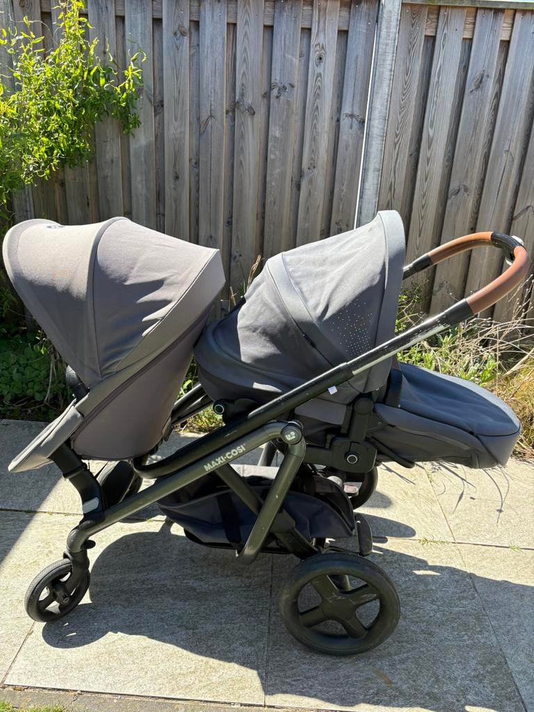 Maxi cosi lila complete  duo kinderwagen, Ophalen, Gebruikt, Overige merken, Duomodel