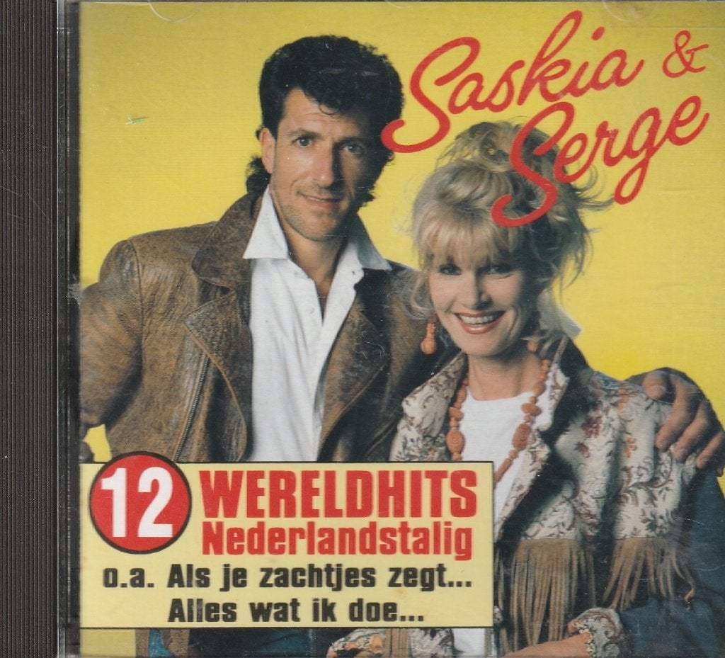 Saskia & Serge  12 Wereldhits Nederlanstalig, Verzenden, Zo goed als nieuw, Levenslied of Smartlap