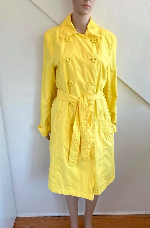 Marc Aurel trenchcoat lange zomerjas geel maat 38 M, Kleding | Dames, Jassen | Zomer, Ophalen of Verzenden, Zo goed als nieuw