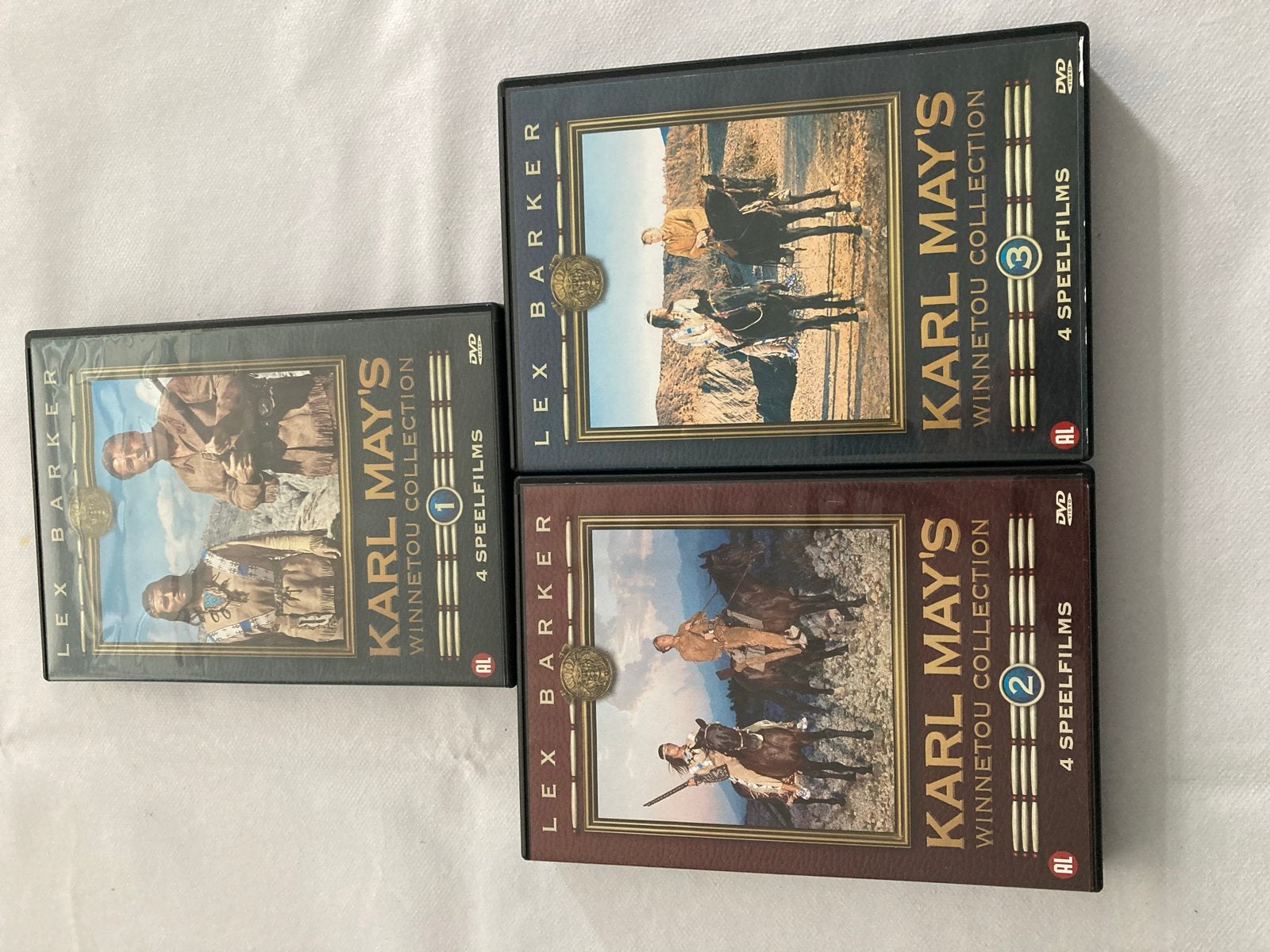 Karl May's Winnetou Collectie - Deel 1, 2 en 3 (DVD), Cd's en Dvd's, Ophalen, Gebruikt, Nederlands, Duits