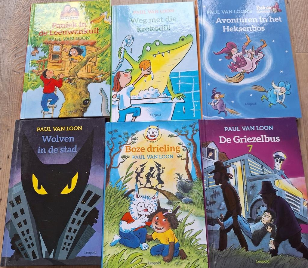 Boeken Paul van Loon, de griezelbus Avonturen in het heksenb, Boeken, Ophalen of Verzenden