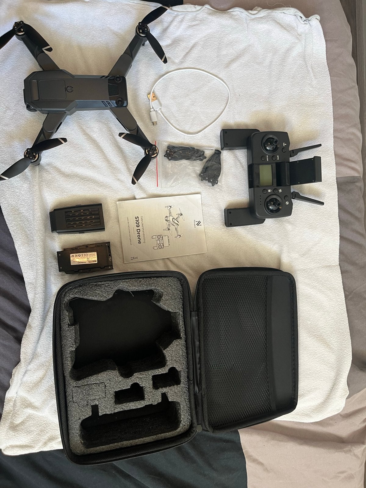 Nuvance S109 Drone met camera en extra accu's, Audio, Tv en Foto, Drones, Ophalen, Cameradrone, 100 tot 1000 meter, 15 tot 30 minuten