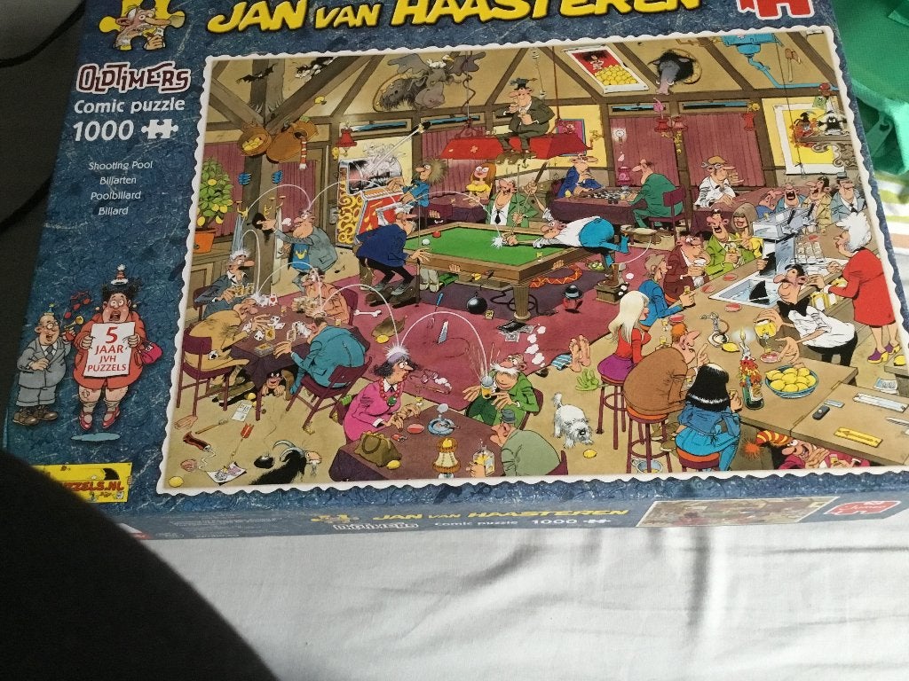 Jan van haasteren 1000 stukjes biljarten, Ophalen, Zo goed als nieuw