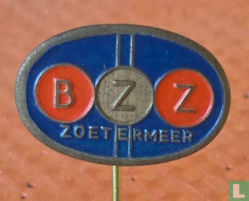 Speldje - BZZ Zoetermeer [blauw-rood-ongekleurd], Verzamelen, Ophalen of Verzenden, Zo goed als nieuw, Merk, Speldje of Pin