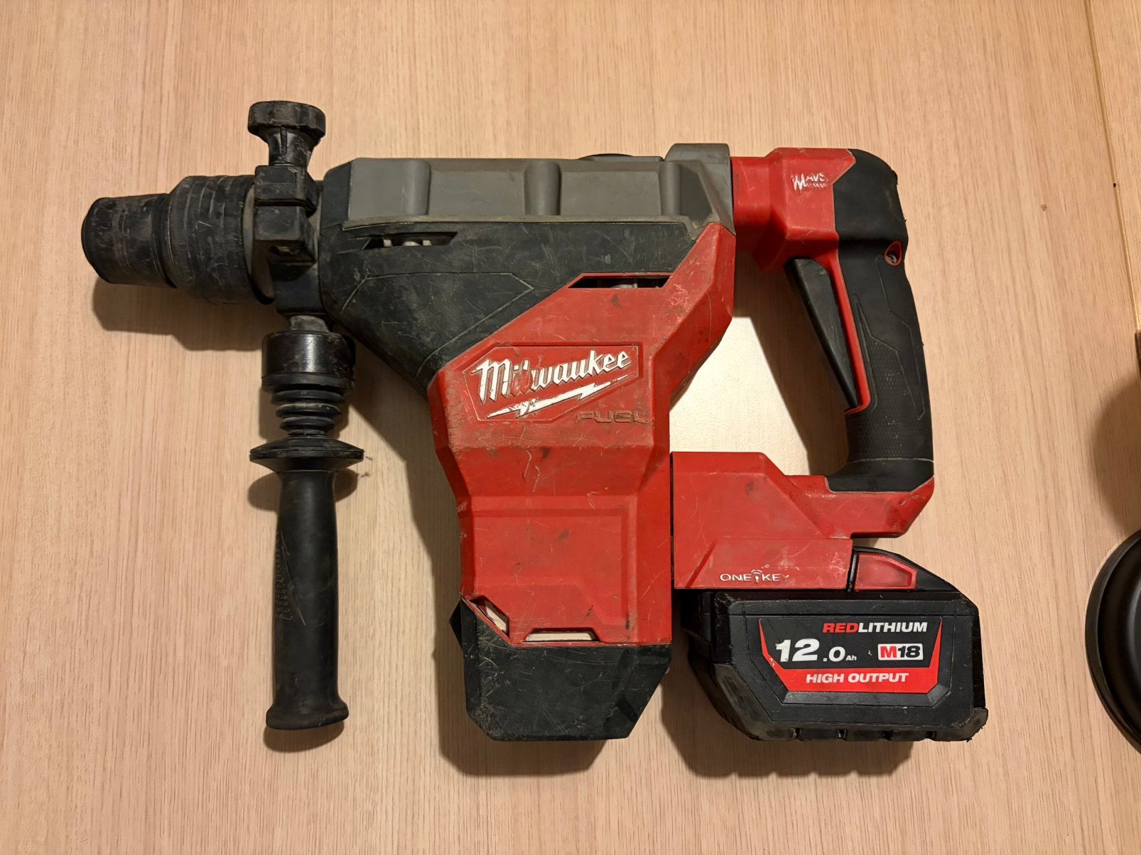 Milwaukee M18 FHM combihamer, Ophalen of Verzenden, Zo goed als nieuw, Boor- en/of Breekhamer