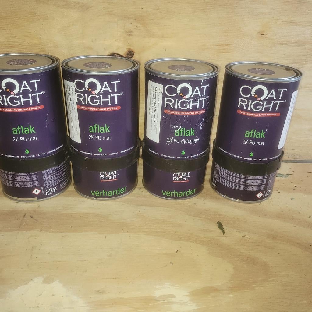 2K PU Aflak + Verharder Set – Professioneel, Ophalen of Verzenden, Nieuw, Lak