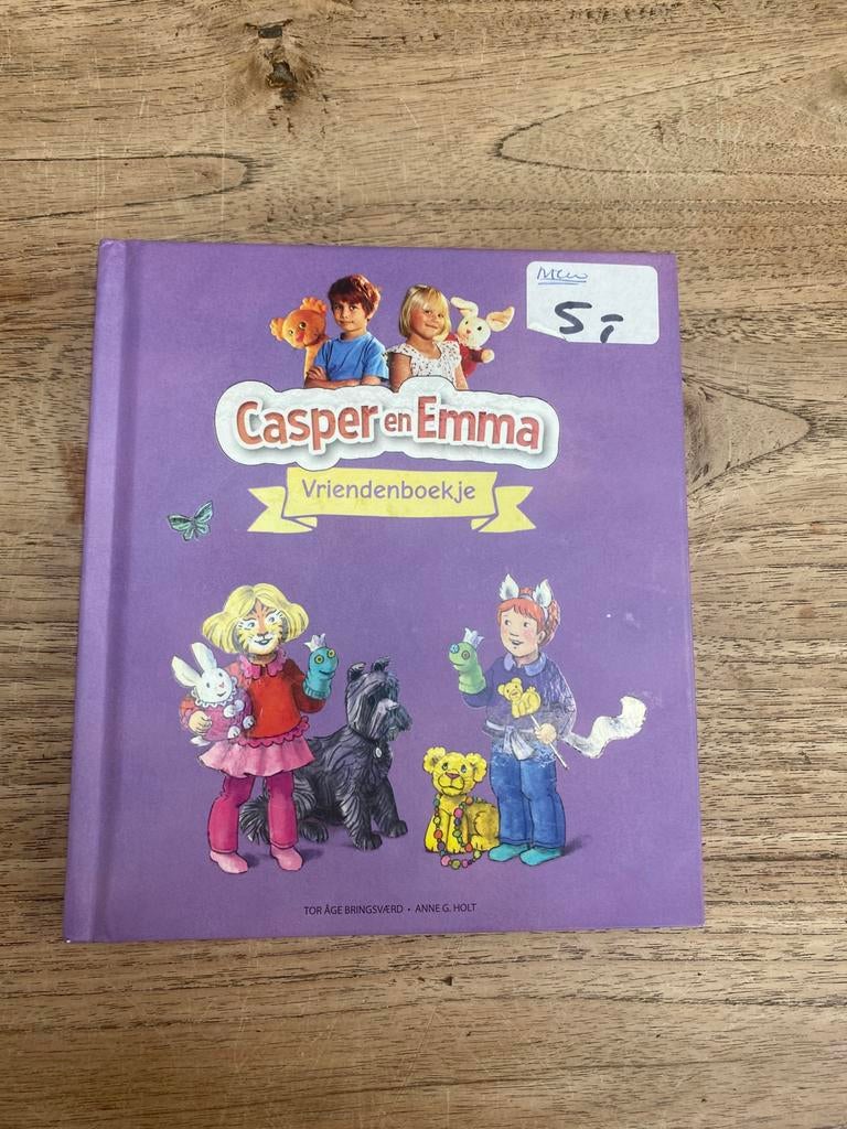 Vriendenboekje Casper en Emma, nieuw, Ophalen of Verzenden, Nieuw, Jongen of Meisje, Fictie algemeen