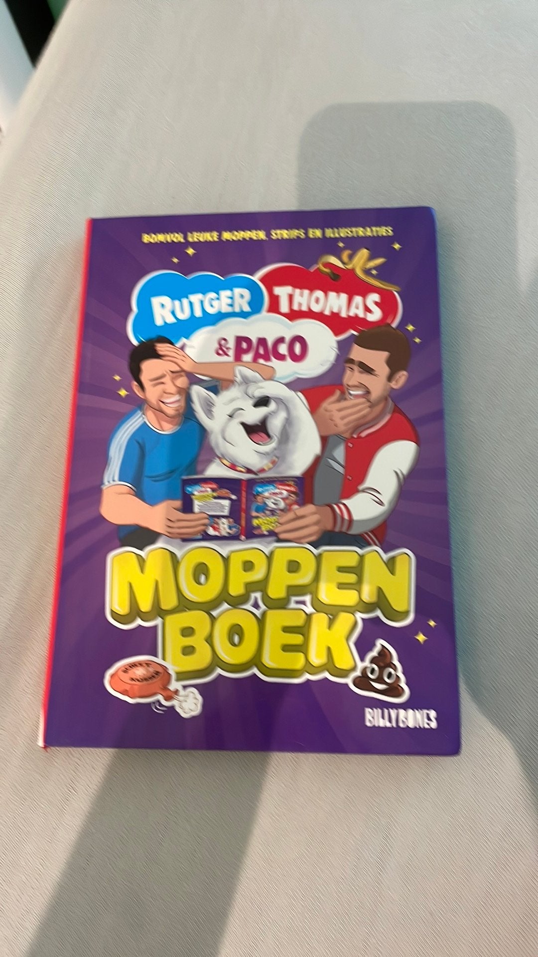 Boek Rutger Thomas & Paco moppen boek, Ophalen of Verzenden, Zo goed als nieuw