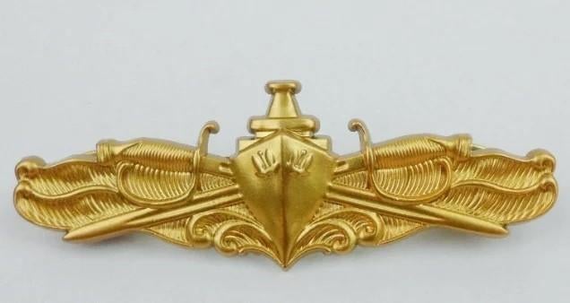 Embleem,Badge,US,Navy,Surface,Warfare,Officier, Verzenden, Marine, Amerika, Embleem of Badge