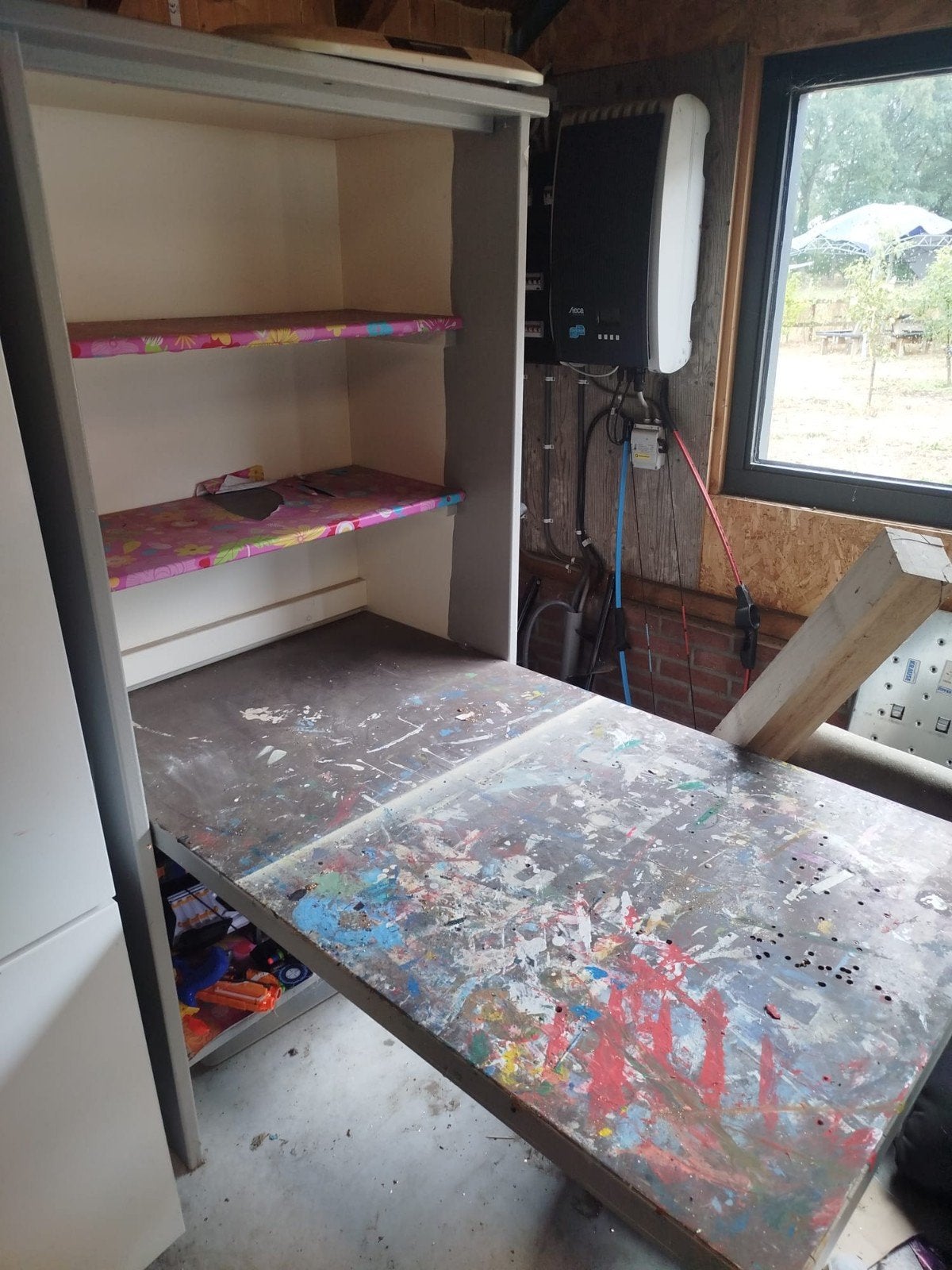 knutsel kast, Ophalen, Gebruikt, Hout