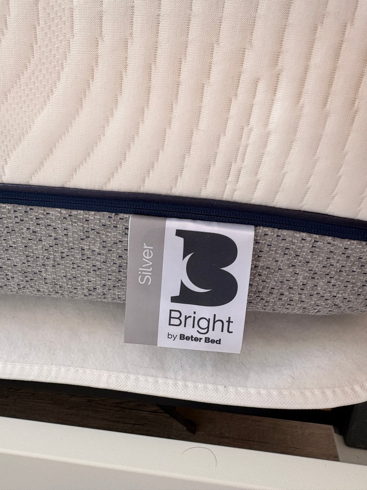 Beter Bed lattenbodem + Bright Silver Matras 80x200 cm, Eenpersoons, Ophalen of Verzenden, Zo goed als nieuw, 80 cm
