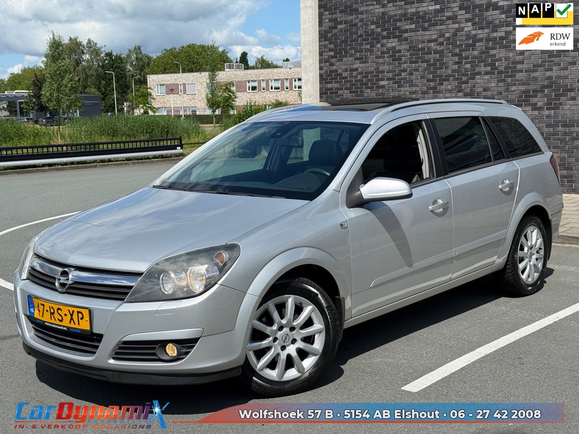 Opel Astra Wagon 1.6 Elegance | Leer | Pano |Stoelvw|1e EIG, Voorwielaandrijving, 15 km/l, Gebruikt, 4 cilinders