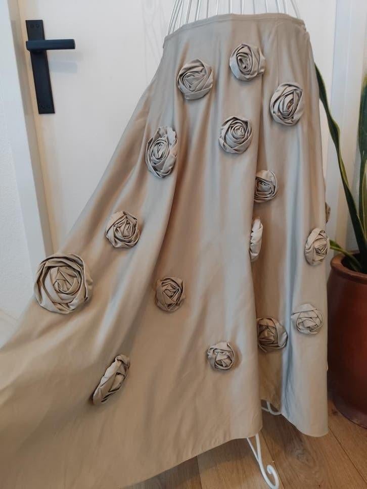 Birgitte Herskind William Blooming Skirt 36 nieuw, Beige, Nieuw, Ophalen of Verzenden, Maat 36 (S)