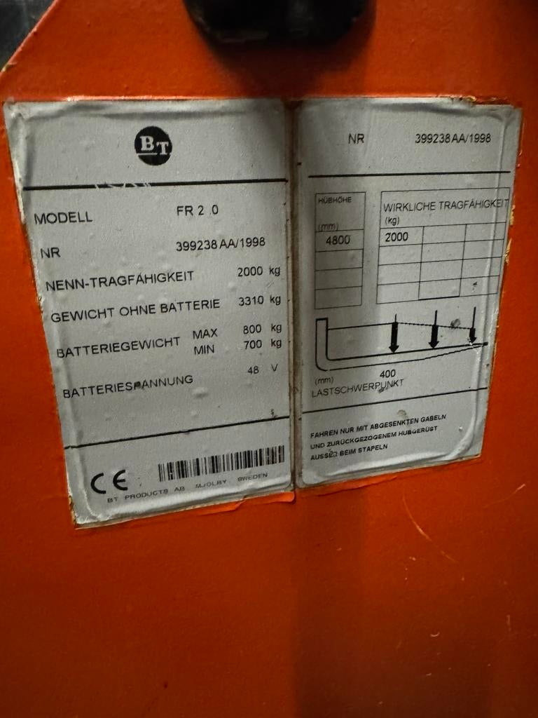 4 weg reach truck merk bt, Zakelijke goederen, Machines en Bouw | Heftrucks en Intern transport, Ophalen