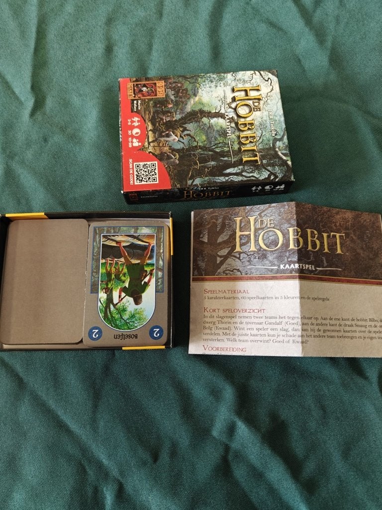 The Hobbit Kaartspel (Compleet), Een of twee spelers, Ophalen of Verzenden, Zo goed als nieuw, 999 Games