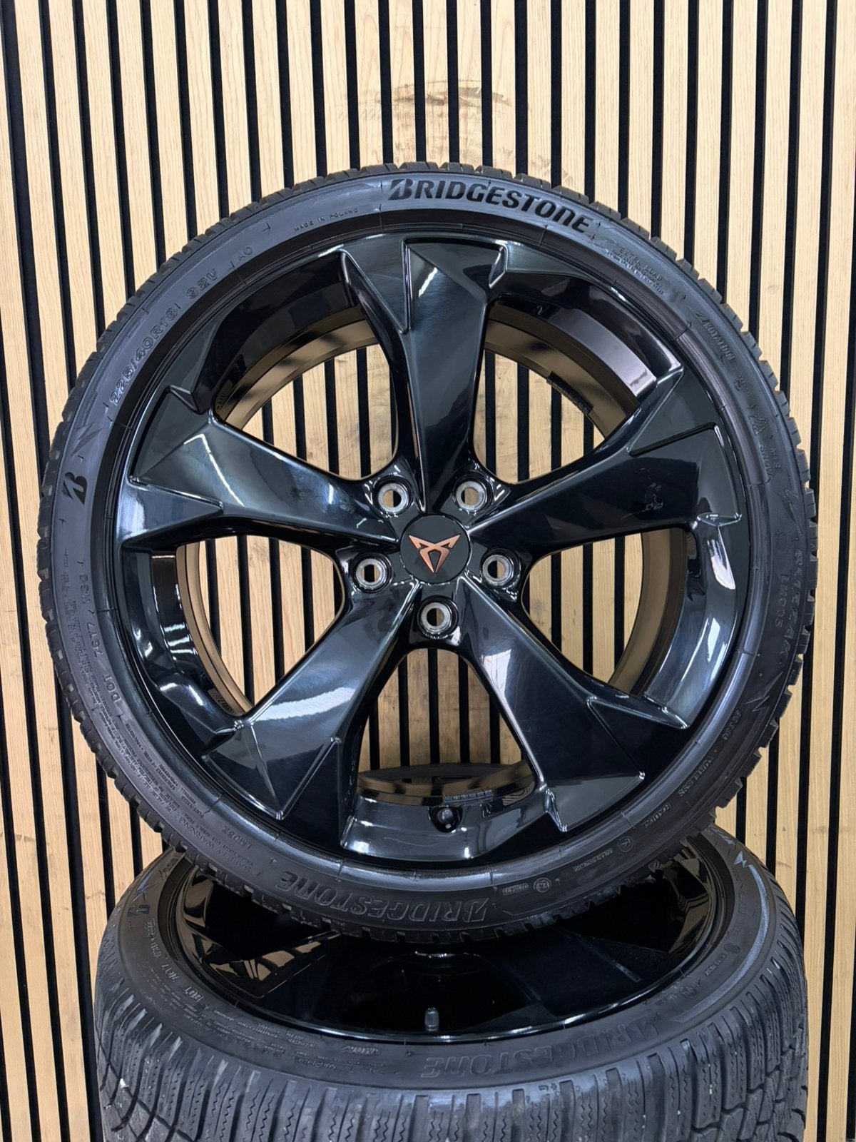 Originele 18” Seat Leon Cupra Winterbanden Winterset 5X112, Auto-onderdelen, Banden en Velgen, 18 inch, Gebruikt, ., Banden en Velgen