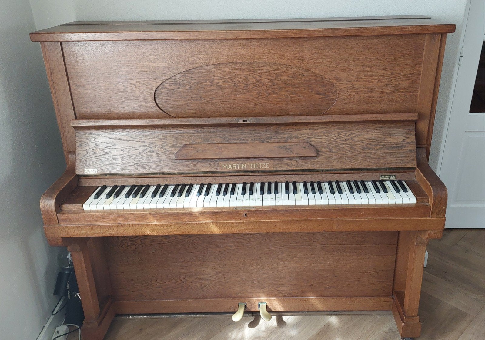 Martin Tietze Piano - klassiek, Muziek en Instrumenten, Ophalen, Gebruikt, Bruin, Piano