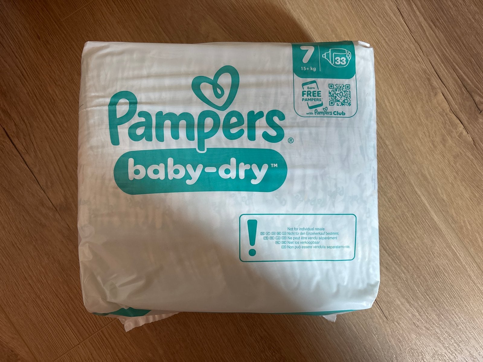 4x Pampers Baby-Dry Luiers Maat 7 (15+ kg) - 33 stuks, Ophalen, Nieuw