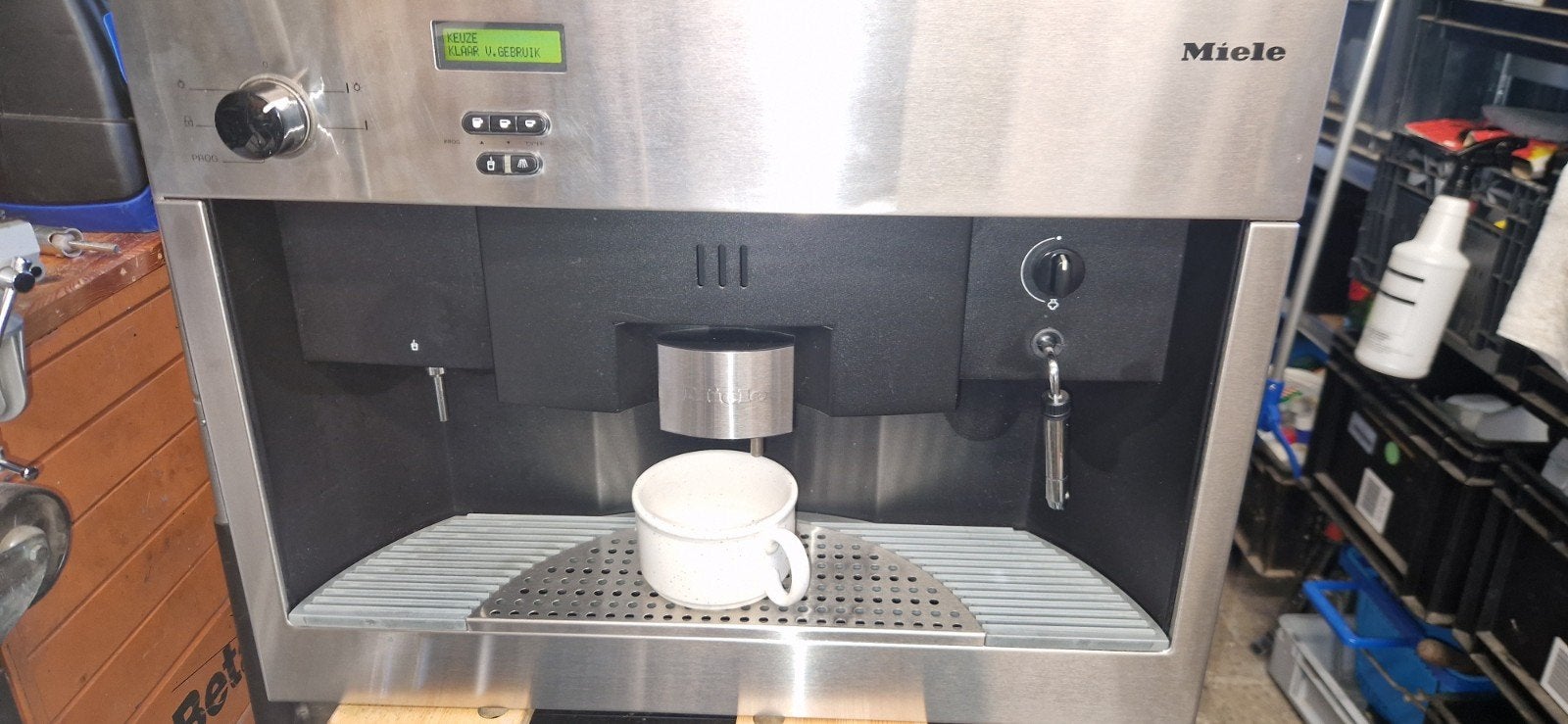 miele inbouw bonen koffiemachine, Ophalen, Gebruikt, 10 kopjes of meer, Koffiemachine