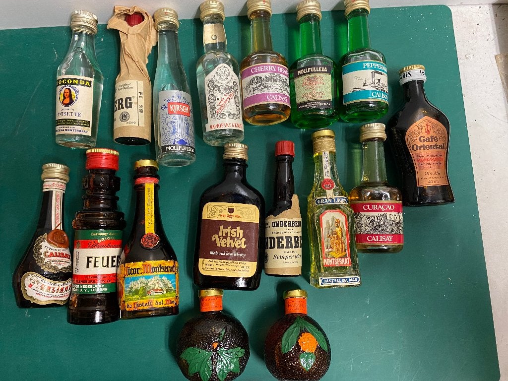 Collectie miniatuur drankflessen - diverse merken, Verzamelen, Ophalen of Verzenden, Nieuw
